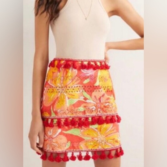 Anthropologie Dresses & Skirts - Verb by Anthropologie Floral Skirt